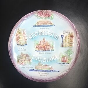 Vintage New Orleans Souvenir Plate